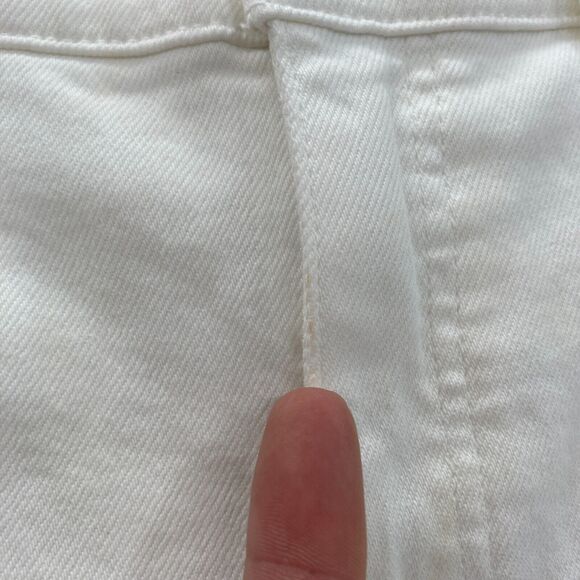 J.Crew Essential Straight Jeans‎ Women's 30P Petite White Denim All Day Stretch - Picture 9 of 16